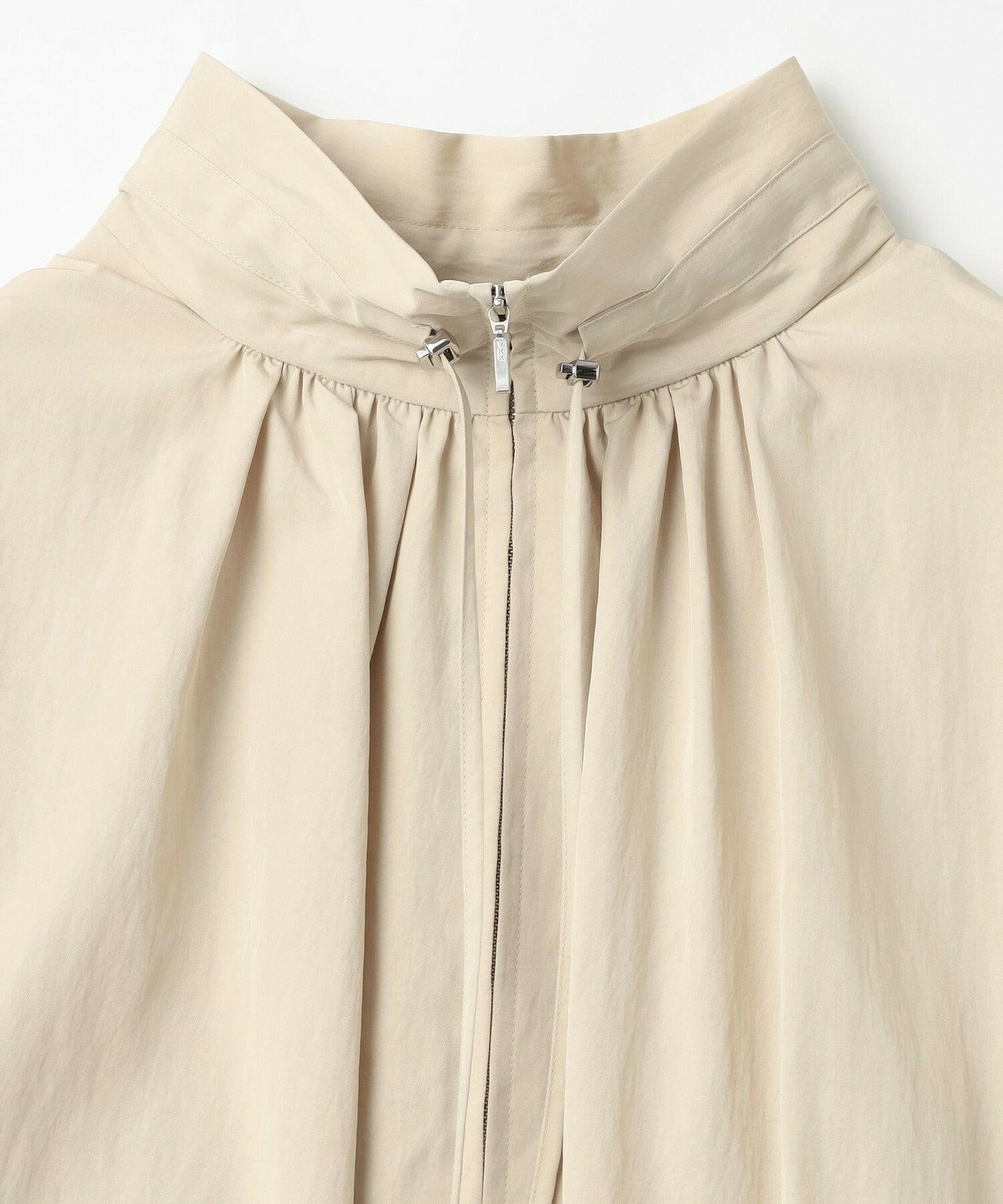 【MOGA】【Lサイズ】ビスナイロンツイルコクーンシルエットブルゾン 詳細画像 ベージュ 25