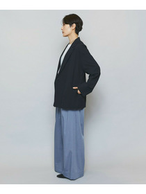 【MOGA】【Lサイズ】フルダルナイロンダブルブレストジャケット 詳細画像 ブラック 11