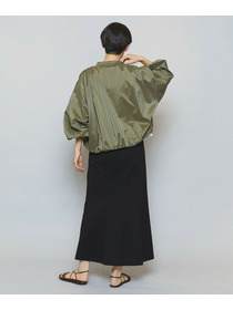 【MOGA】【Lサイズ】ストレッチタフタギャザーブルゾン 詳細画像 カーキ 10