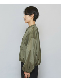 【MOGA】【Lサイズ】ストレッチタフタギャザーブルゾン 詳細画像 カーキ 17