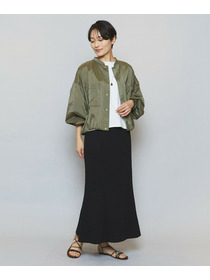 【MOGA】【Lサイズ】ストレッチタフタギャザーブルゾン 詳細画像 カーキ 4