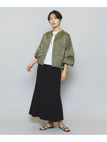 【MOGA】【Lサイズ】ストレッチタフタギャザーブルゾン 詳細画像 カーキ 5