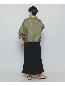 【MOGA】【Lサイズ】ストレッチタフタギャザーブルゾン 詳細画像 カーキ 9
