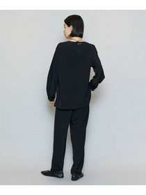 【MOGA】【Lサイズ】マカロンツイルソフトテーパードパンツ 詳細画像 ブラック 10