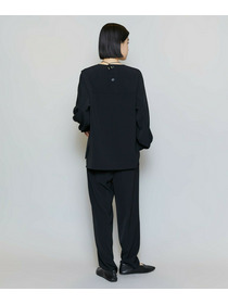 【MOGA】【Lサイズ】マカロンツイルソフトテーパードパンツ 詳細画像 ブラック 13