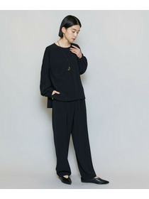 【MOGA】【Lサイズ】マカロンツイルソフトテーパードパンツ 詳細画像 ブラック 16