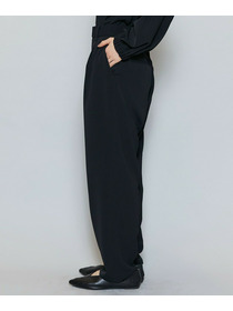 【MOGA】【Lサイズ】マカロンツイルソフトテーパードパンツ 詳細画像 ブラック 22