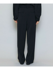 【MOGA】【Lサイズ】マカロンツイルソフトテーパードパンツ 詳細画像 ブラック 23