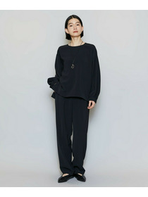 【MOGA】【Lサイズ】マカロンツイルソフトテーパードパンツ 詳細画像 ブラック 3