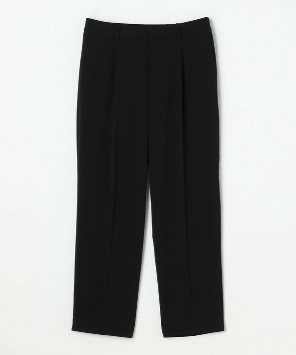 【Lサイズ】マカロンツイルソフトテーパードパンツ 詳細画像 ブラック 2