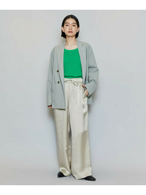 【MOGA】【Lサイズ】クレープサテンワイドパンツ 詳細画像 ベージュ 18