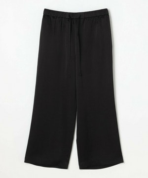【MOGA】【Lサイズ】クレープサテンワイドパンツ 詳細画像 ブラック 1