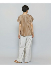 【MOGA】【Lサイズ】ドライリネンストレッチワイドパンツ 詳細画像 ブラック 11