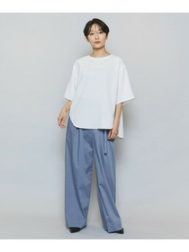 【MOGA】【Lサイズ】ドライリネンストレッチワイドパンツ 詳細画像 ブラック 16