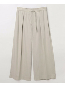 【MOGA】【Lサイズ】ドライリネンストレッチワイドパンツ 詳細画像 ブラック 25