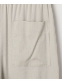 【MOGA】【Lサイズ】ドライリネンストレッチワイドパンツ 詳細画像 ブラック 30