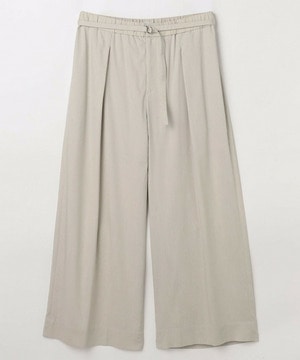 【MOGA】【Lサイズ】ドライリネンストレッチワイドパンツ 詳細画像 ベージュ 1