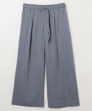 【MOGA】【Lサイズ】ドライリネンストレッチワイドパンツ 詳細画像 ライトブルー 1