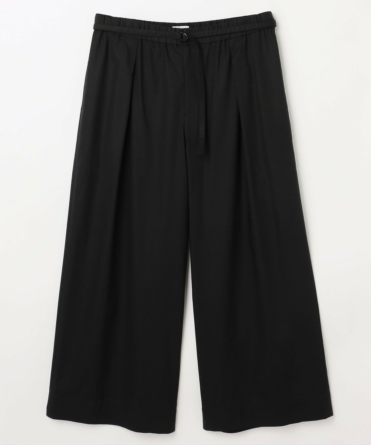 【MOGA】【Lサイズ】ドライリネンストレッチワイドパンツ 詳細画像 ブラック 1