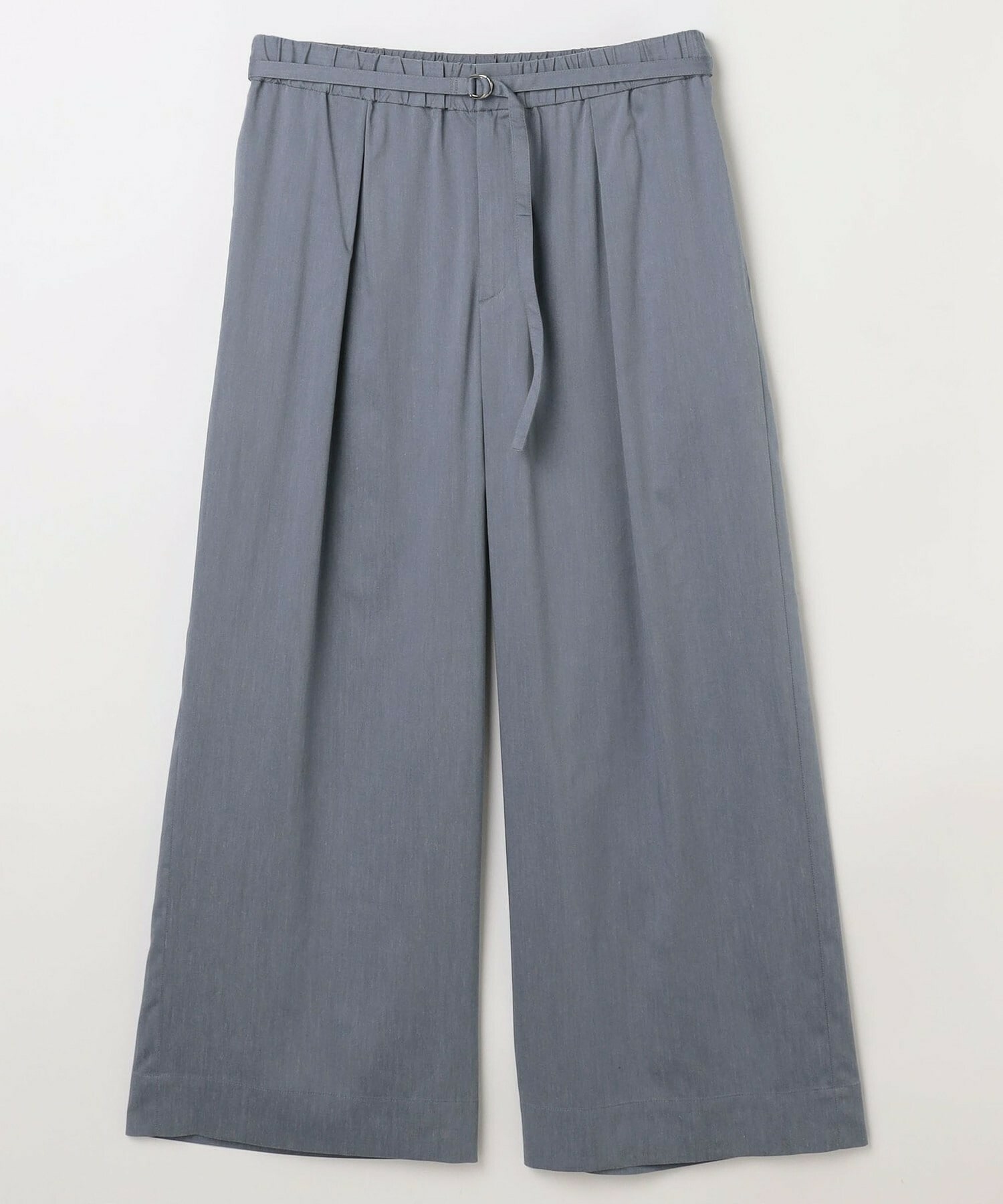 【MOGA】【Lサイズ】ドライリネンストレッチワイドパンツ 詳細画像 ライトブルー 1