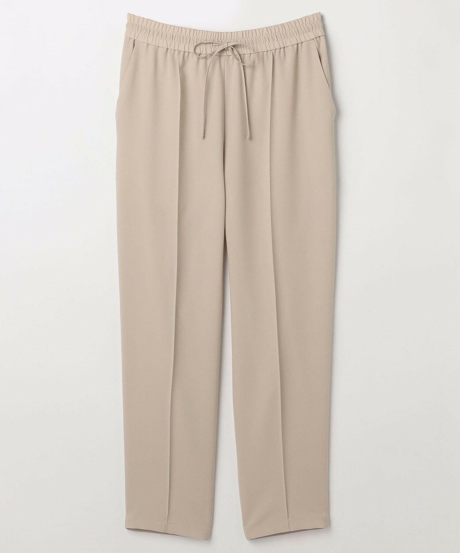 【MOGA】【Lサイズ】ソフトツイルセンタープレステーパードパンツ 詳細画像 ベージュ 1