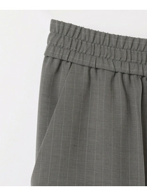 【MOGA】【Lサイズ】ソフトツイルストライプセンタープレステーパードパンツ 詳細画像 グレー系その他 24