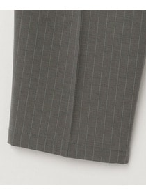 【MOGA】【Lサイズ】ソフトツイルストライプセンタープレステーパードパンツ 詳細画像 グレー系その他 26