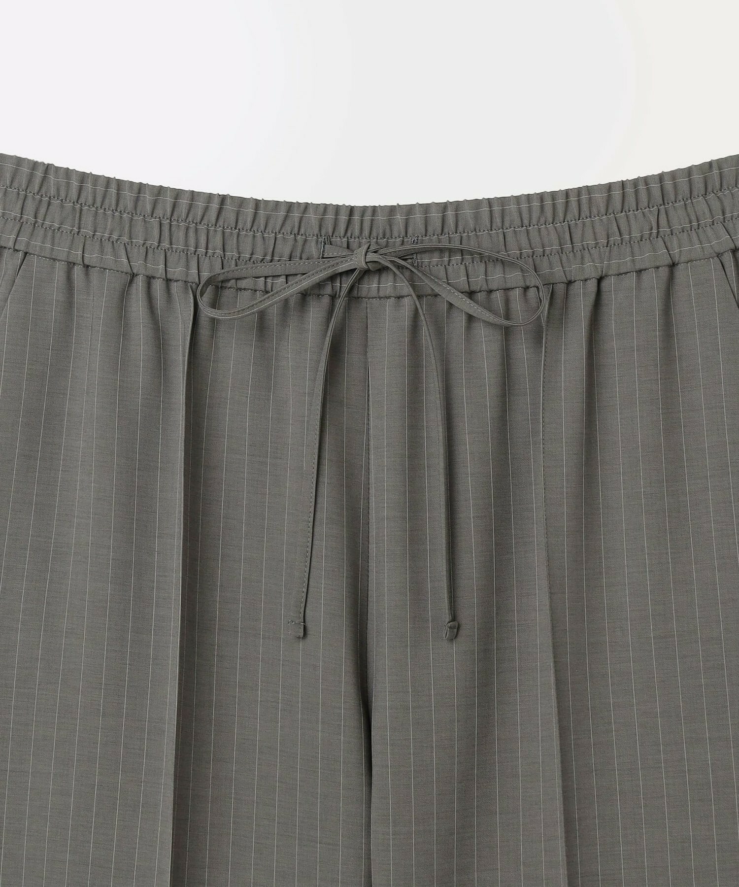 【MOGA】【Lサイズ】ソフトツイルストライプセンタープレステーパードパンツ 詳細画像 グレー系その他 23