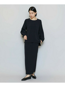 【MOGA】【Lサイズ】マカロンツイルストレートロングスカート 詳細画像 ブラック 15