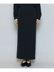 【MOGA】【Lサイズ】マカロンツイルストレートロングスカート 詳細画像 ブラック 19