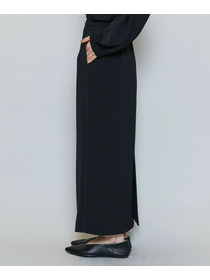 【MOGA】【Lサイズ】マカロンツイルストレートロングスカート 詳細画像 ブラック 21