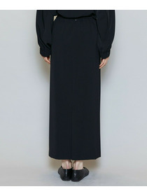 【MOGA】【Lサイズ】マカロンツイルストレートロングスカート 詳細画像 ブラック 22