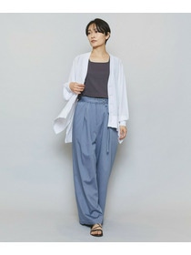 【MOGA】【Lサイズ】ハイゲージシアーラグランスリーブカーディガン 詳細画像 ブラック 10