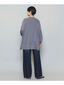 【MOGA】【Lサイズ】ハイゲージシアーラグランスリーブカーディガン 詳細画像 ブラック 15