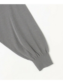 【MOGA】【Lサイズ】ハイゲージシアーラグランスリーブカーディガン 詳細画像 ブラック 25