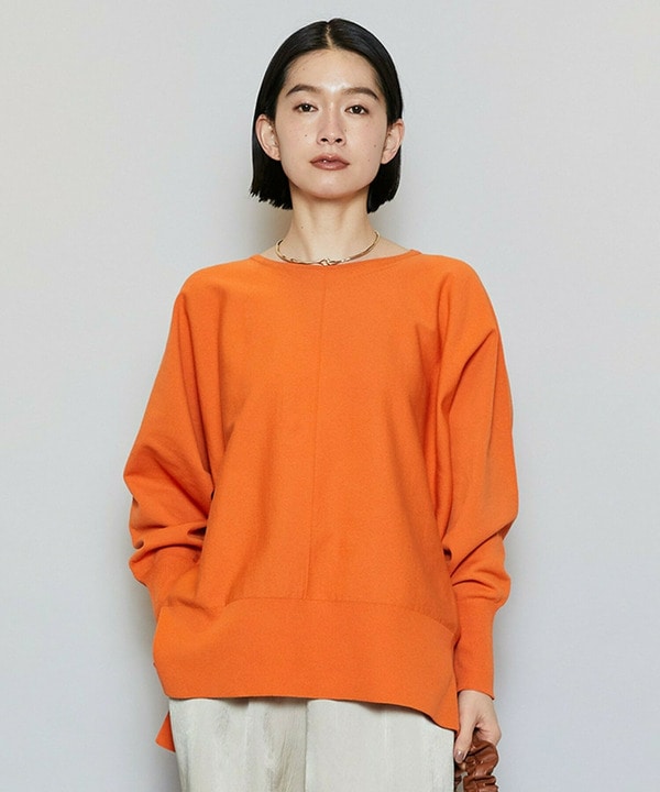 【Lサイズ】コットンフォートニット 詳細画像 オレンジ 2