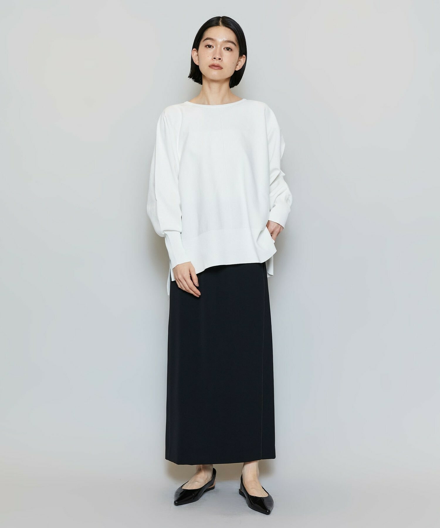 【MOGA】【Lサイズ】コットンフォートニット 詳細画像 ダークネイビー 13