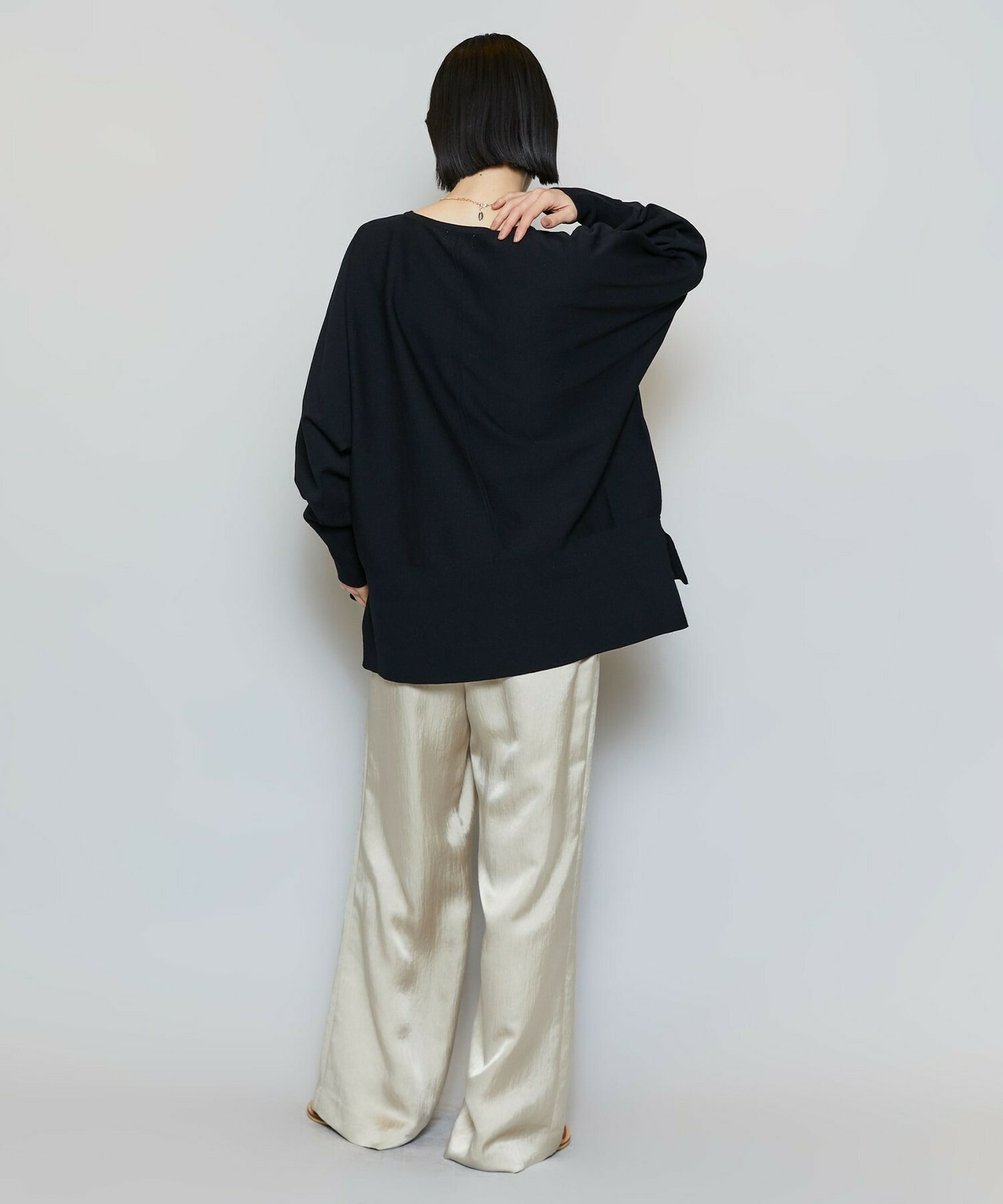 【MOGA】【Lサイズ】コットンフォートニット 詳細画像 ダークネイビー 5