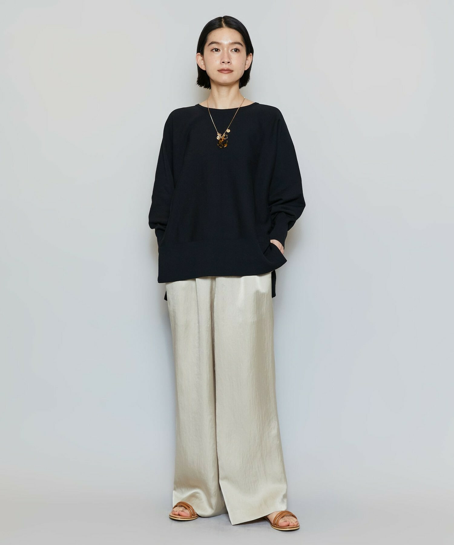 【MOGA】【Lサイズ】コットンフォートニット 詳細画像 ダークネイビー 7