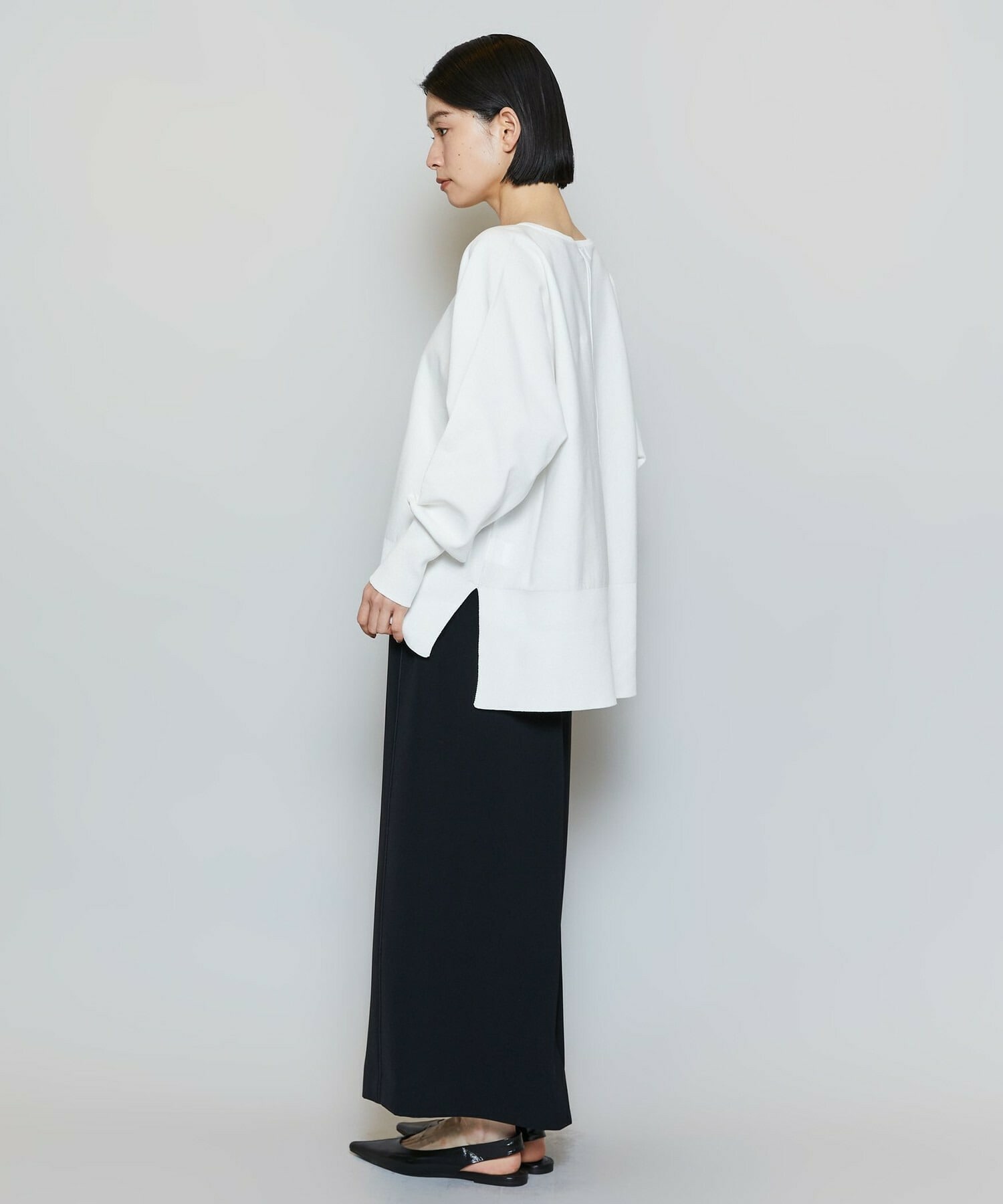 【MOGA】【Lサイズ】コットンフォートニット 詳細画像 ダークネイビー 9