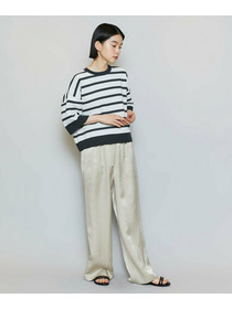 【MOGA】【Lサイズ】リバーシブルボーダーニットトップス 詳細画像 グリーン系その他 17