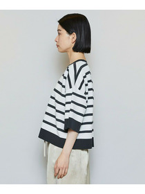 【MOGA】【Lサイズ】リバーシブルボーダーニットトップス 詳細画像 グリーン系その他 19