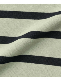 【MOGA】【Lサイズ】リバーシブルボーダーニットトップス 詳細画像 グリーン系その他 26