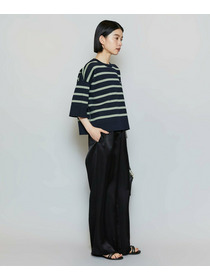 【MOGA】【Lサイズ】リバーシブルボーダーニットトップス 詳細画像 グリーン系その他 7