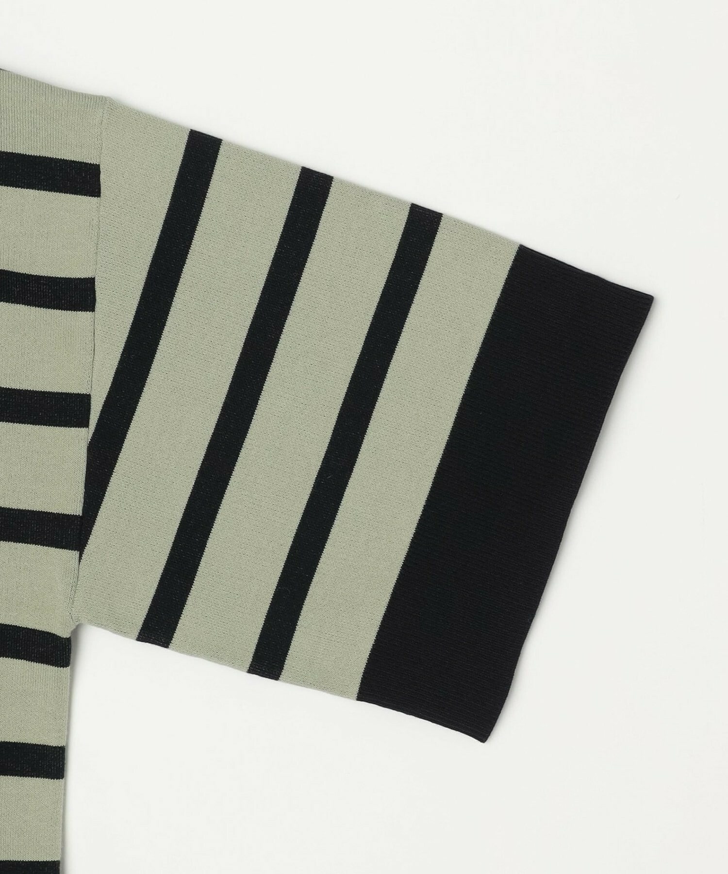 【MOGA】【Lサイズ】リバーシブルボーダーニットトップス 詳細画像 グリーン系その他 24