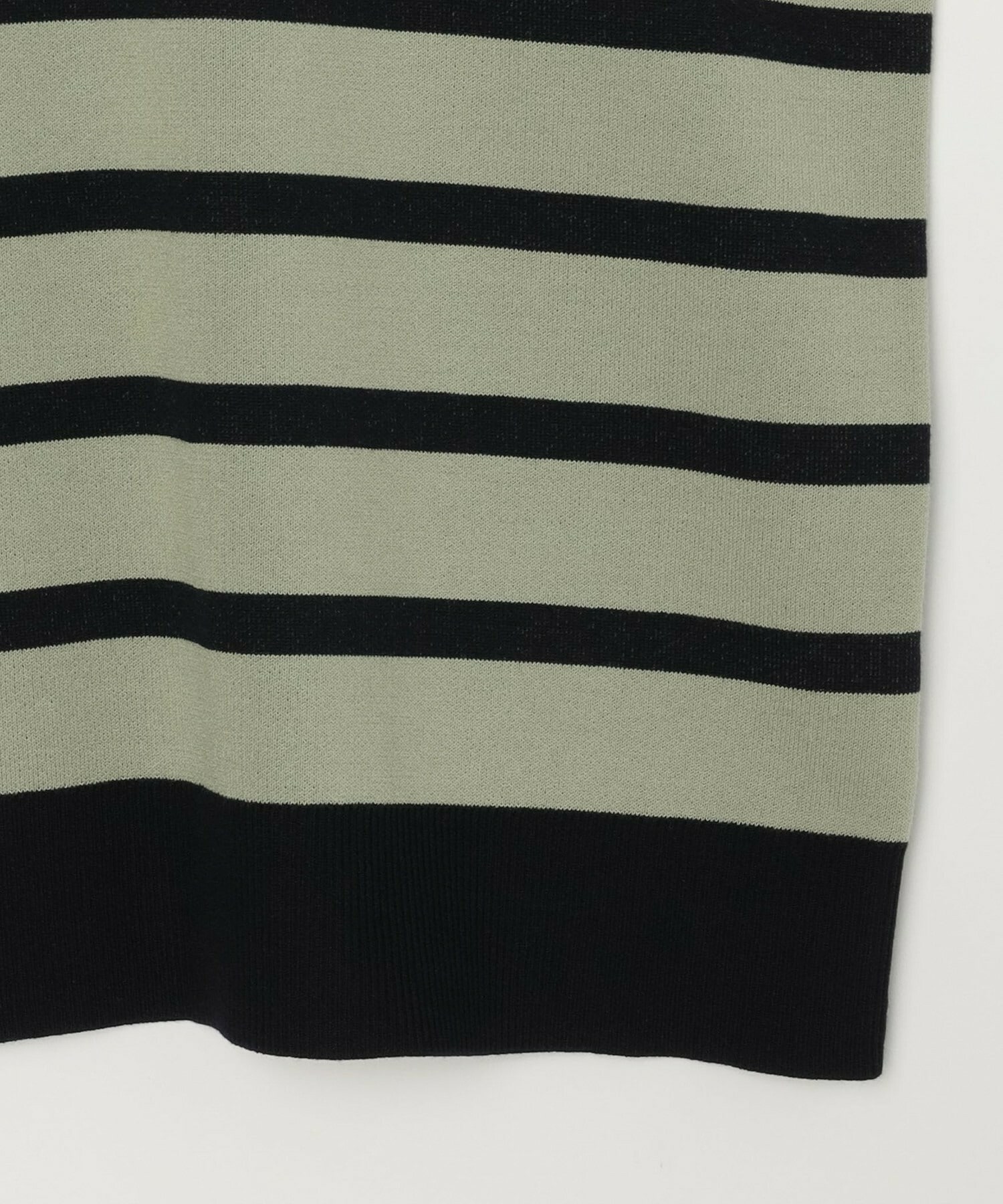 【MOGA】【Lサイズ】リバーシブルボーダーニットトップス 詳細画像 グリーン系その他 25