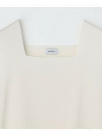 【MOGA】【Lサイズ】HYBRID BBスクエアネックタンクトップニット 詳細画像 ホワイト 1