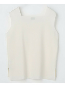 【MOGA】【Lサイズ】HYBRID BBスクエアネックタンクトップニット 詳細画像 ホワイト 5