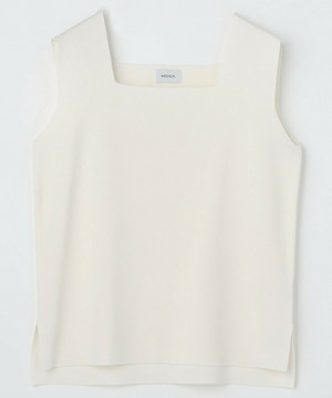 【MOGA】【Lサイズ】HYBRID BBスクエアネックタンクトップニット 詳細画像 ホワイト 1