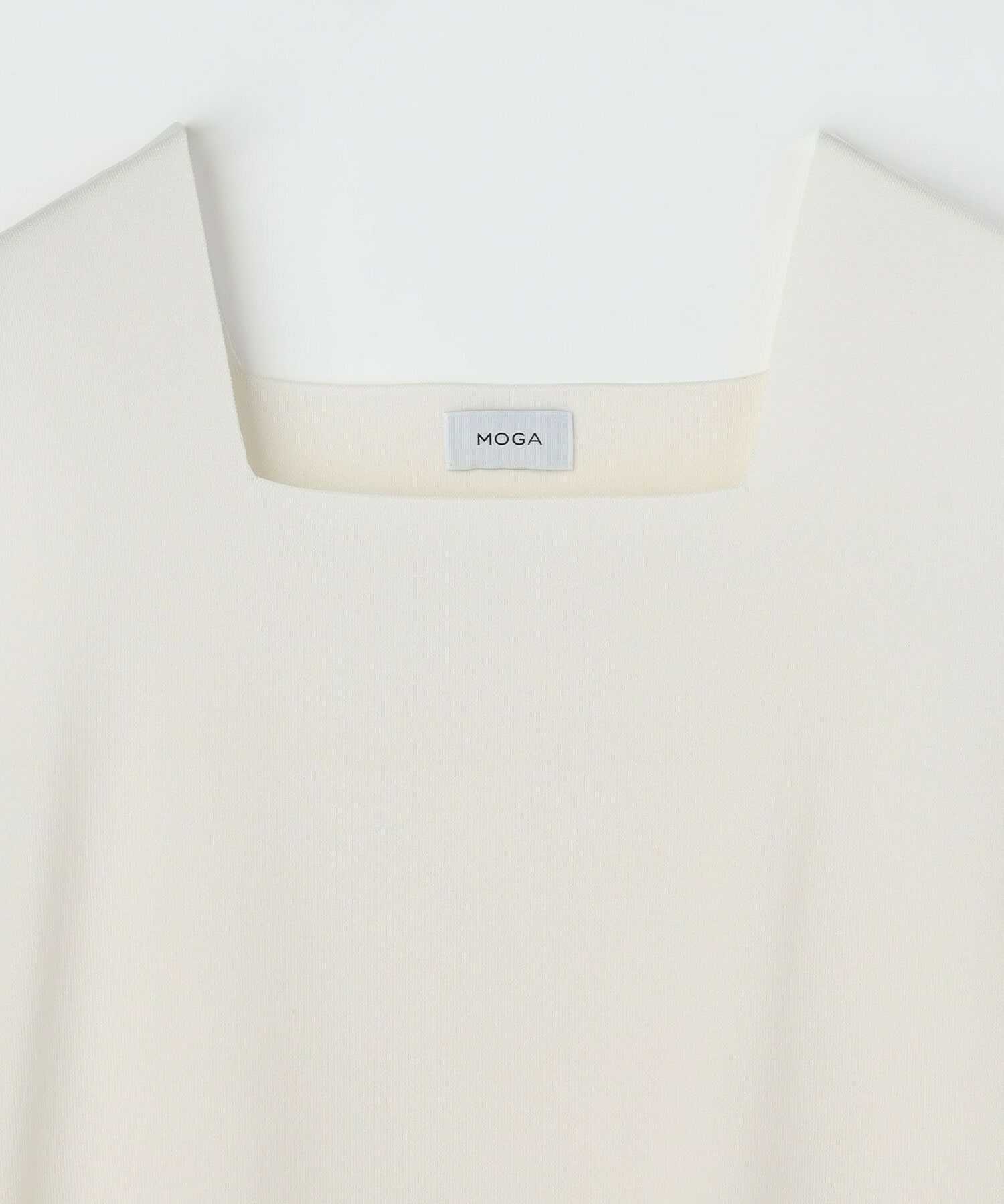 【MOGA】【Lサイズ】HYBRID BBスクエアネックタンクトップニット 詳細画像 ホワイト 1